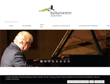 Tablet Screenshot of kulturverein-wachenheim.de